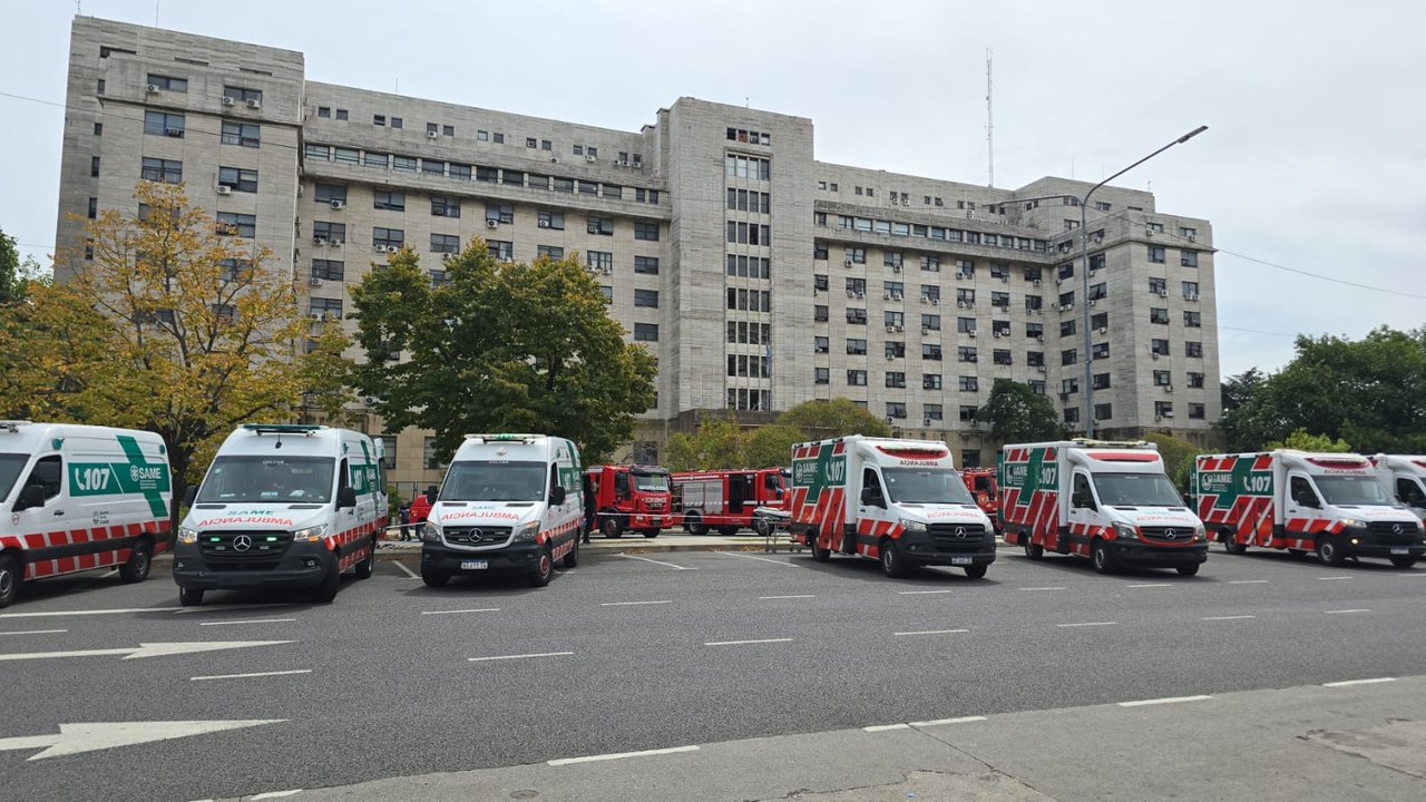 Simulacro de emergencia en los tribunales federales de Comodoro Py
