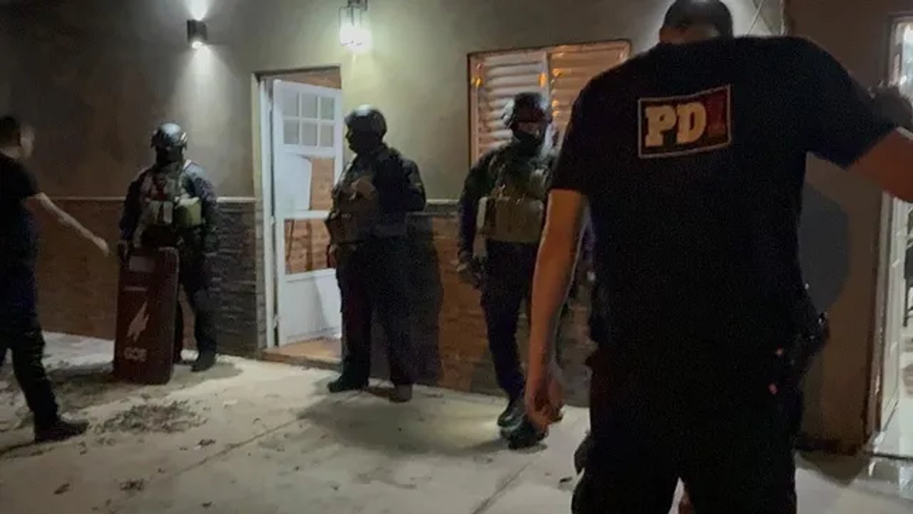 Armas incautadas en operativo policial en Santa Fe