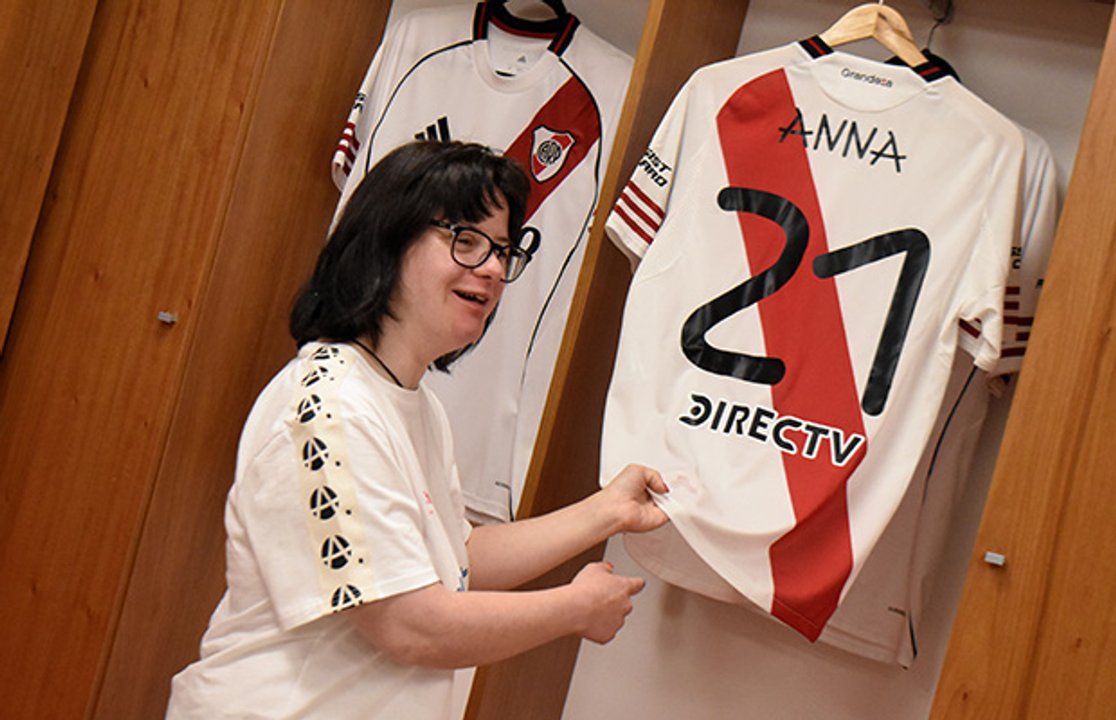 River homenajea el Día Mundial del Síndrome de Down con camisetas inclusivas