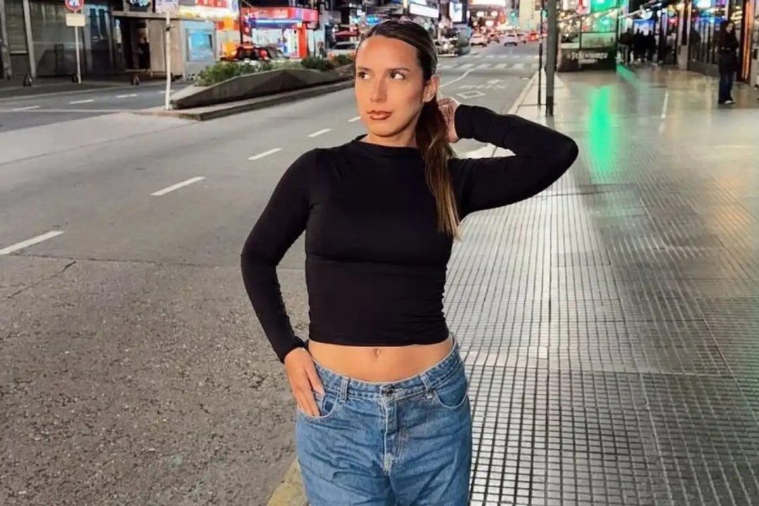 La abogada argentina Agostina Páez durante su estadía en Brasil