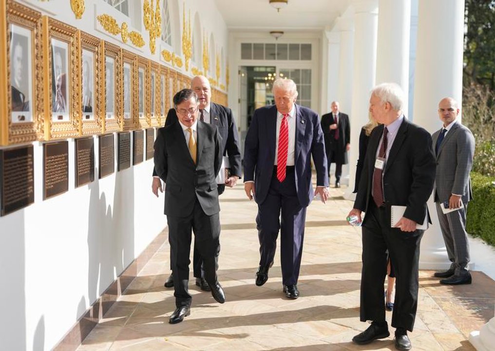 Donald Trump en conferencia de prensa sobre la guerra con Irán