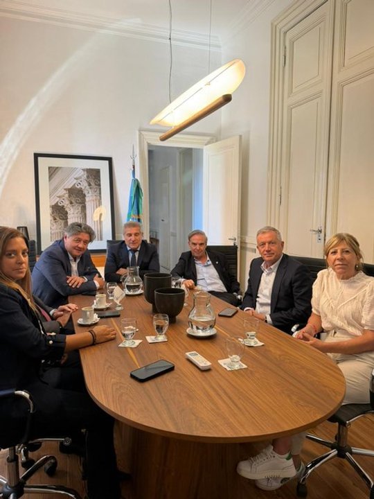 Miguel Ángel Pichetto reunido con dirigentes libertarios alejados de Milei