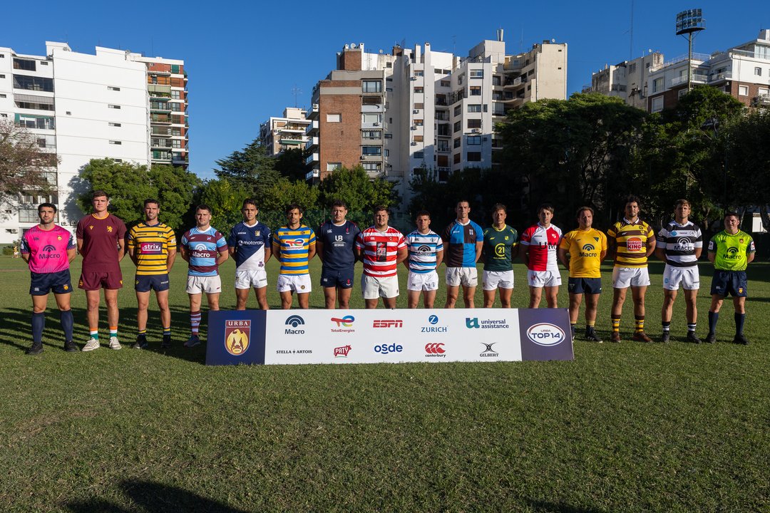 Presentación del Top 14 2026 de la URBA con nuevo patrocinador