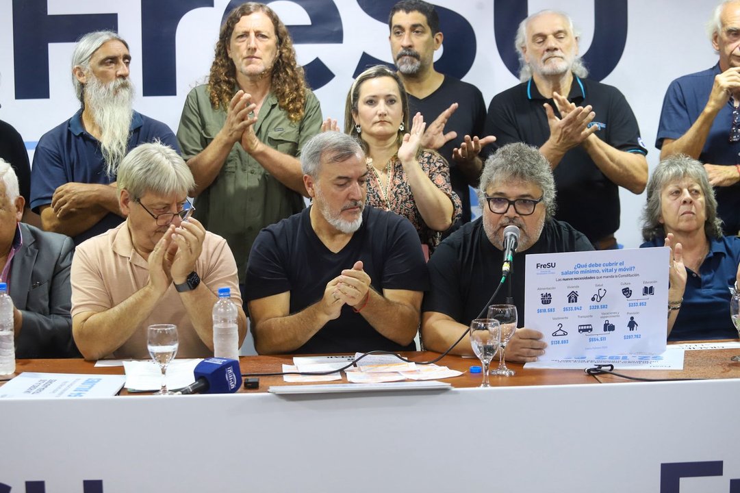 Referentes sindicales del Fresu en reunión