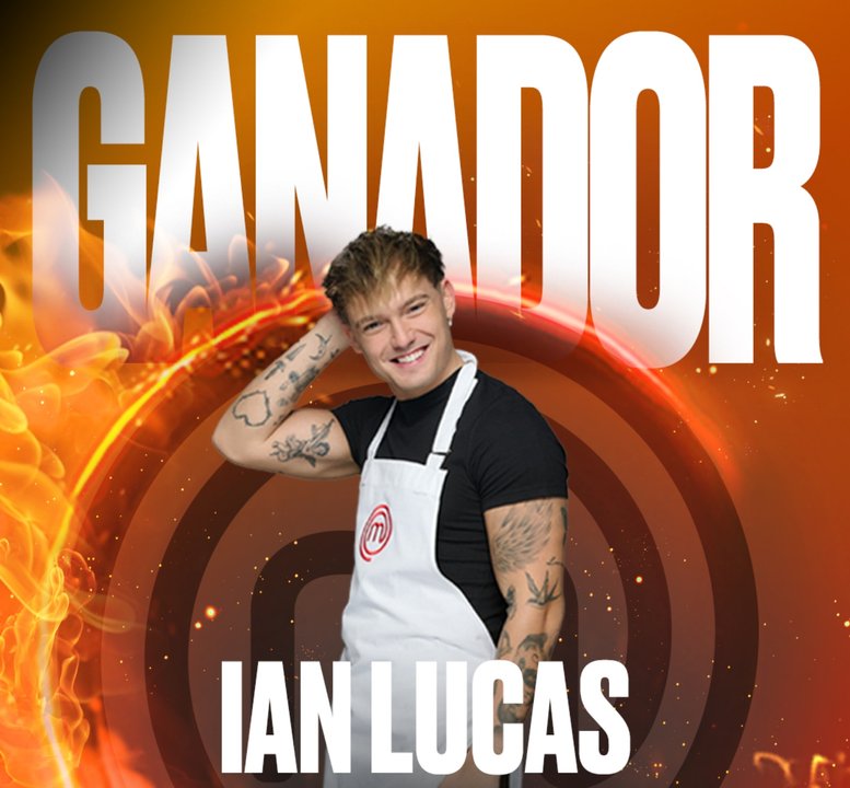 Ian Lucas celebra como campeón de MasterChef Celebrity Argentina 2025/2026