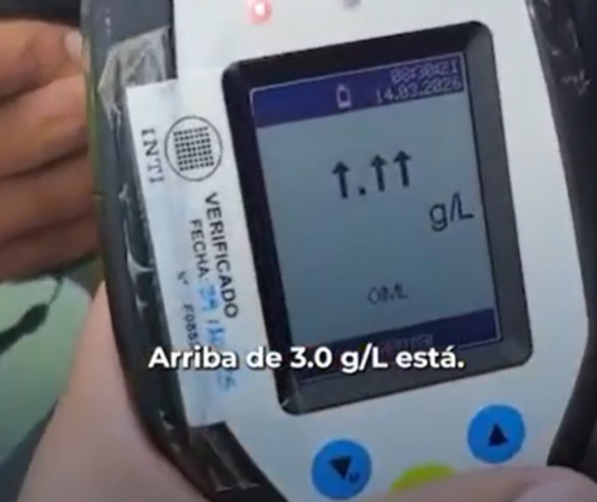 Operativo de control de alcoholemia en rutas de Buenos Aires