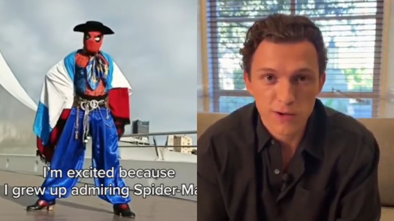 Tom Holland saluda al Gaucho Araña, el Spider-Man argentino