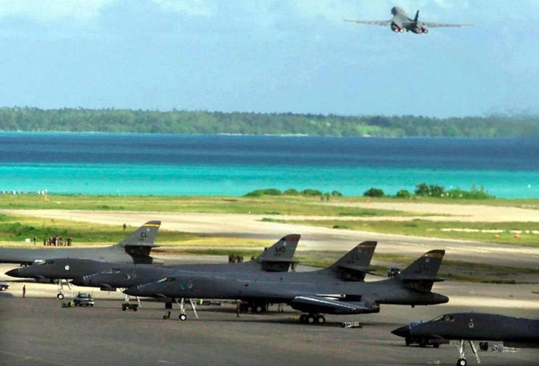Base militar de Diego García en el océano Índico