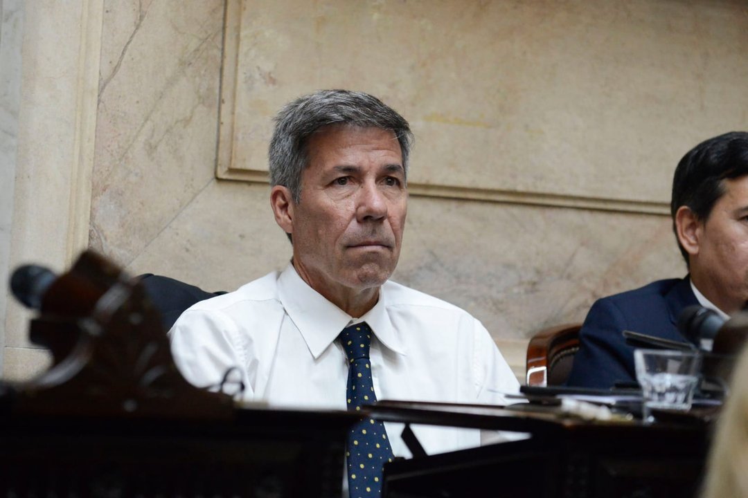 El diputado Martín Ardohain en declaraciones sobre la política agropecuaria