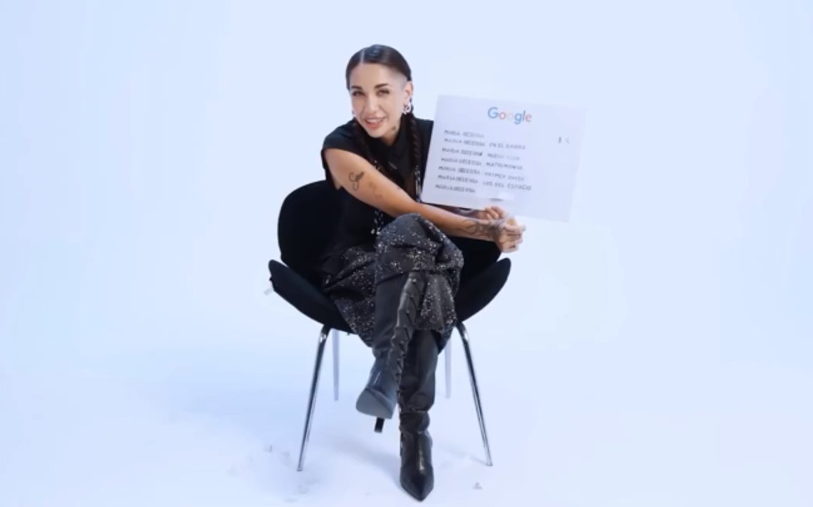 María Becerra en una producción fotográfica