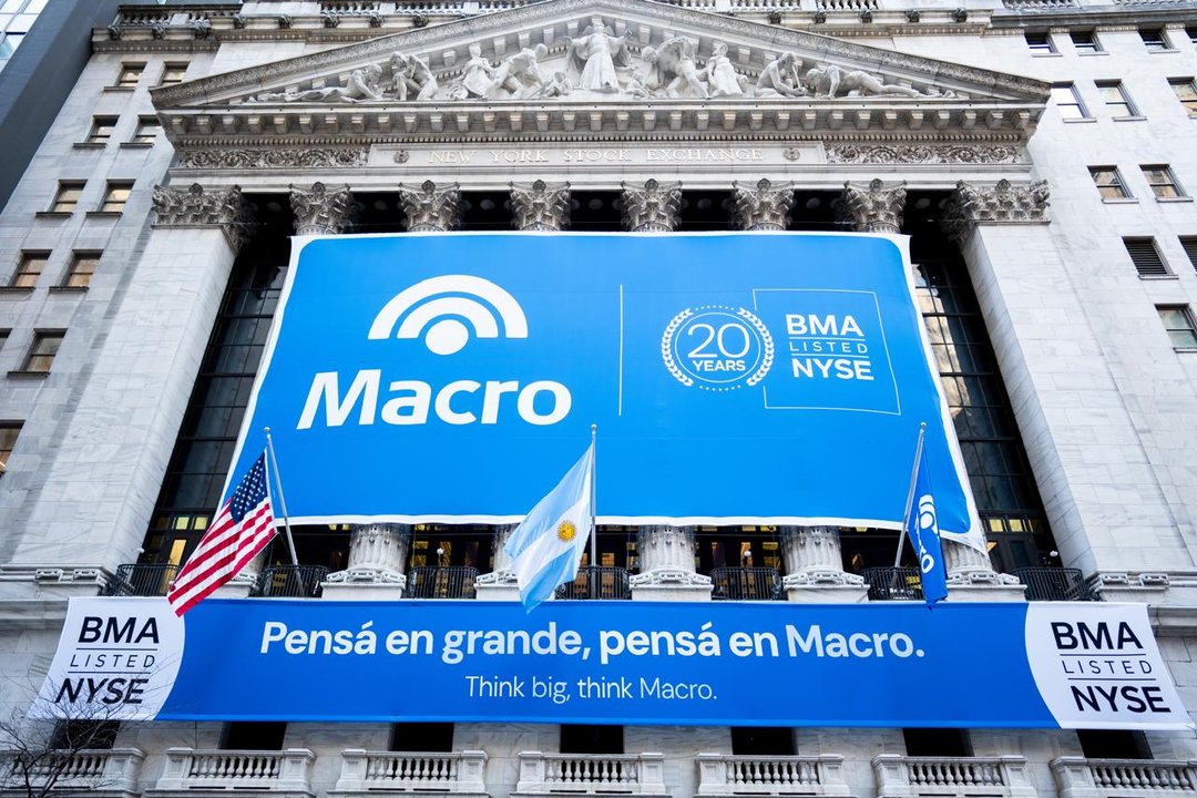 Jorge Brito celebra 20 años de Banco Macro en la Bolsa de Nueva York