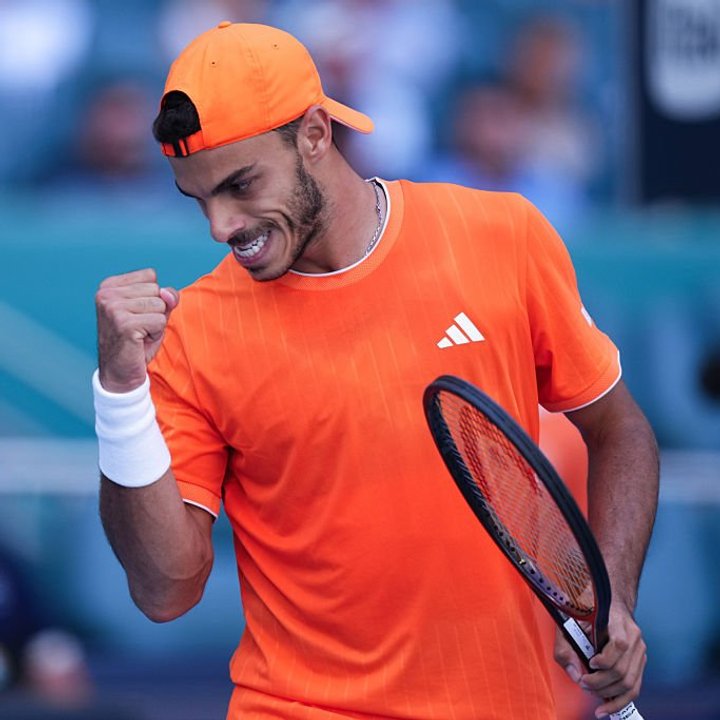 Francisco Cerúndolo celebra su victoria en el Masters 1000 de Miami