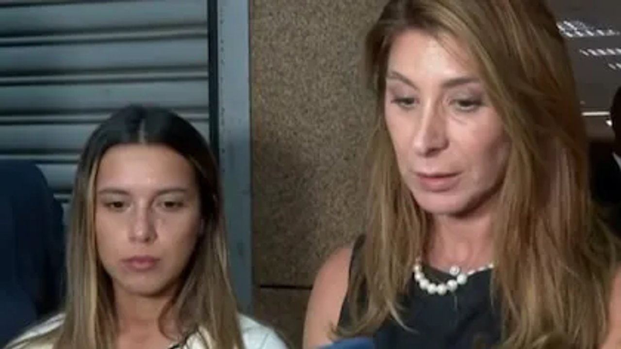 La abogada argentina Agostina Páez durante su proceso judicial en Brasil