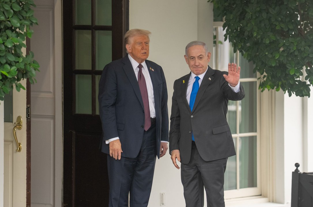 Benjamin Netanyahu durante un encuentro con autoridades locales de Israel