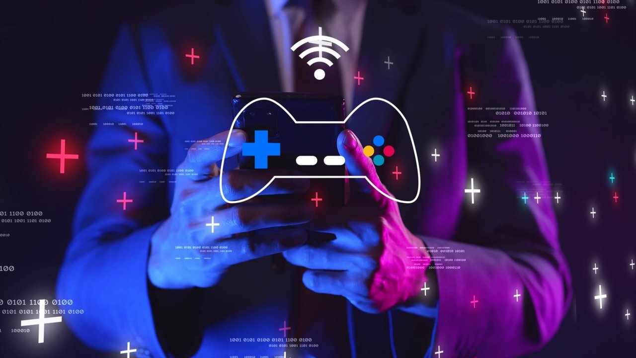 Gamer utilizando simuladores para invertir en Merval y Wall Street