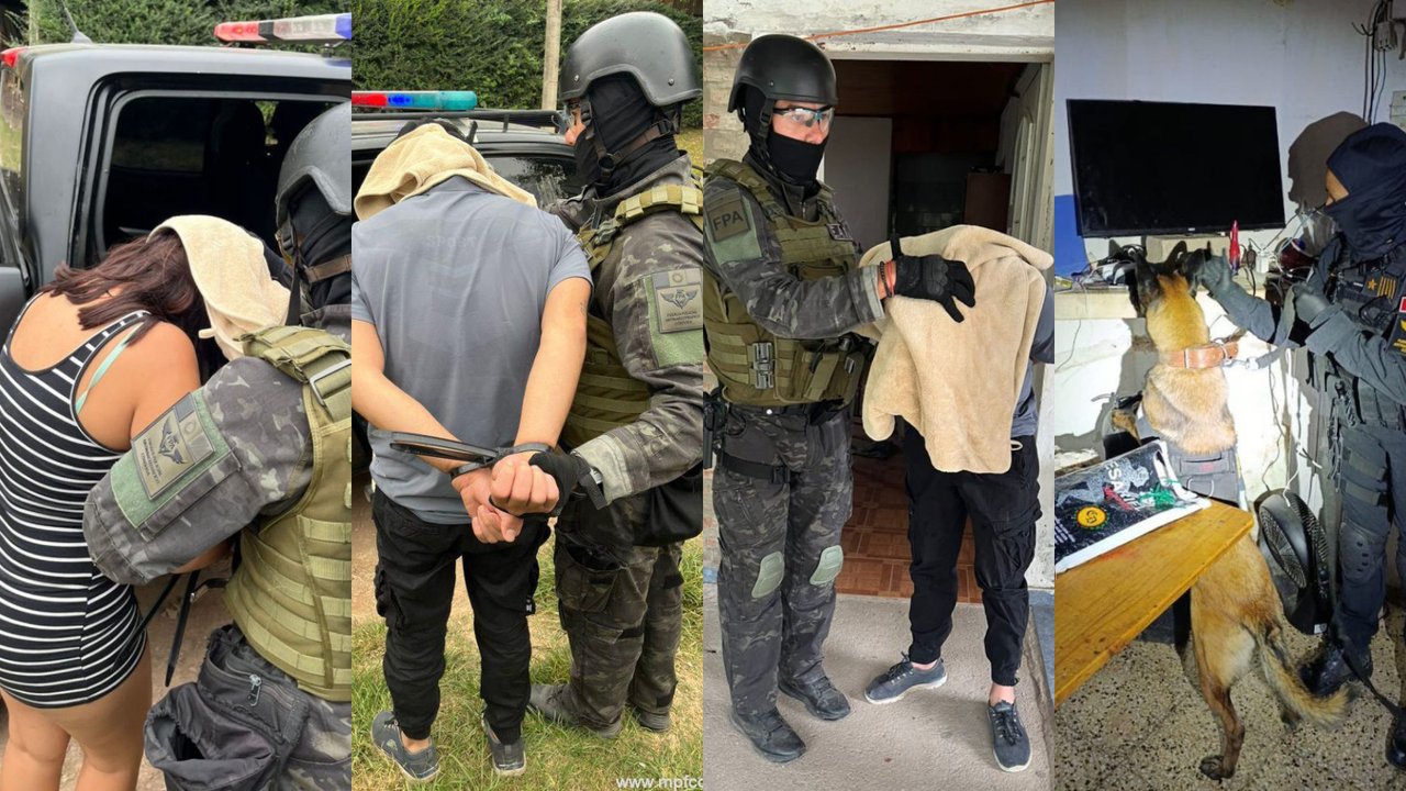 Desmantelan banda familiar de narcotráfico en Córdoba con cuatro detenidos