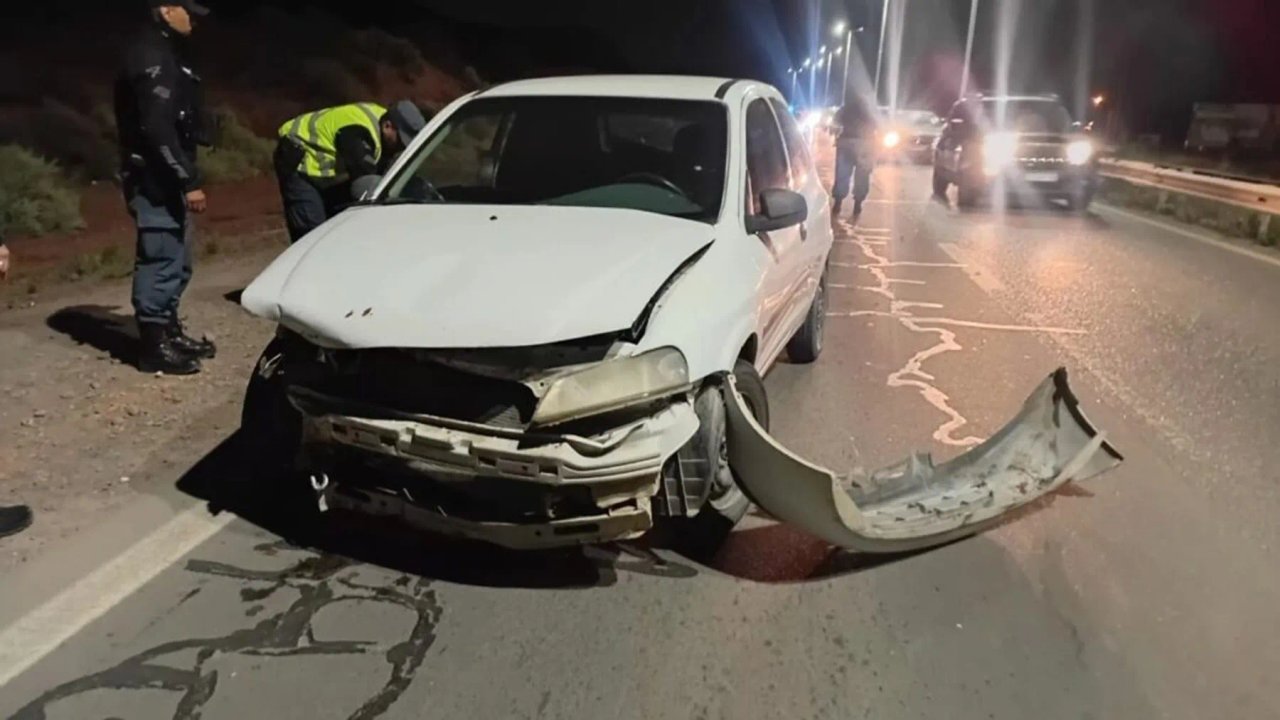 Jefe policial de Río Negro apartado tras chocar ebriamente en la Ruta 7