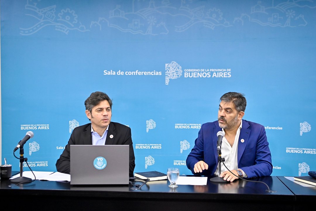 Axel Kicillof en conferencia de prensa tras el fallo por YPF