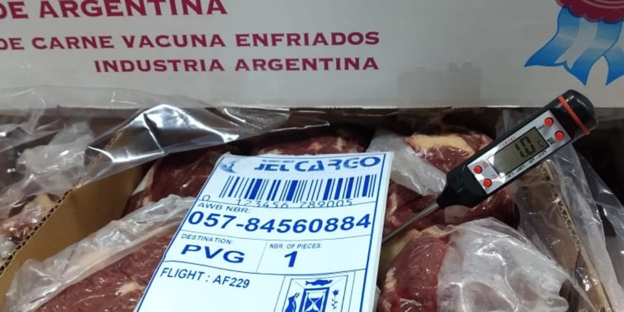 Control sanitario de carne argentina en planta frigorífica