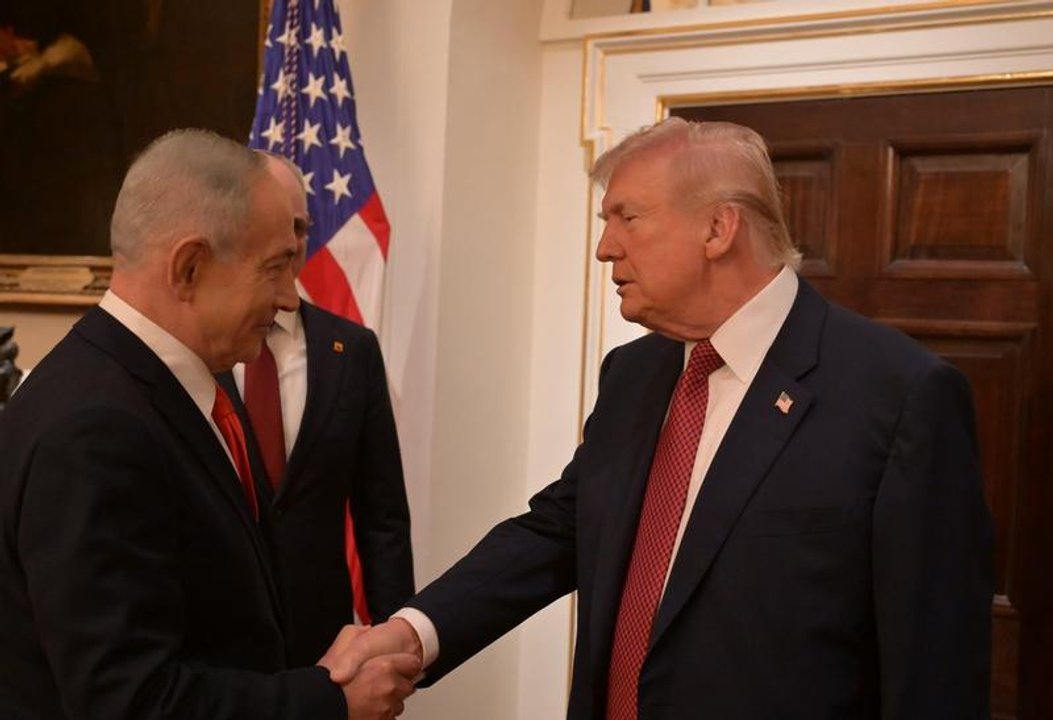 Donald Trump durante un acto político en Estados Unidos