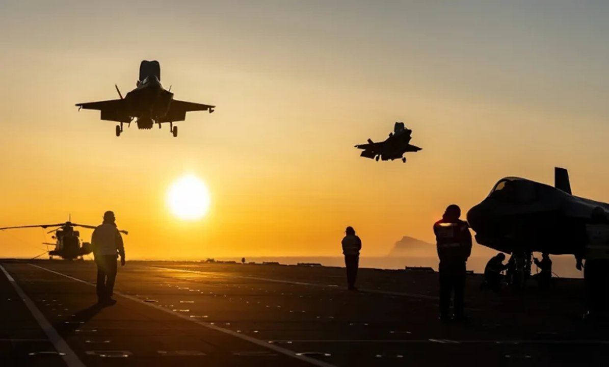 Cazas y sistemas de defensa aérea británicos en la región del Golfo Pérsico