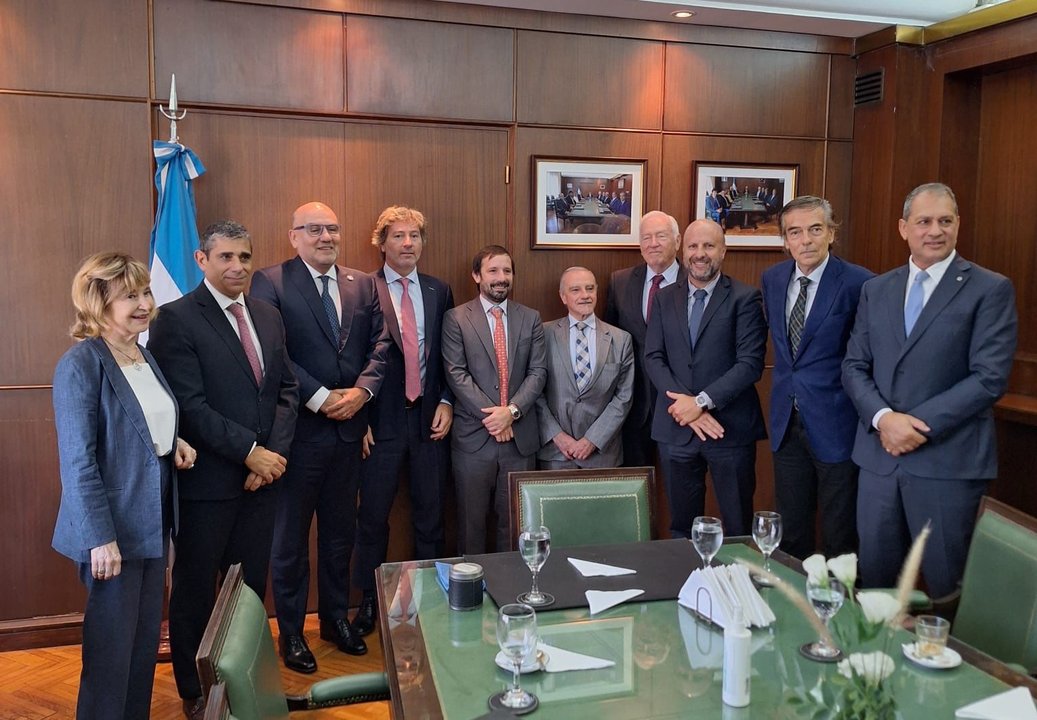 Reunión del ministro de Justicia Juan Bautista Mahiques con la Cámara Federal de Casación Penal