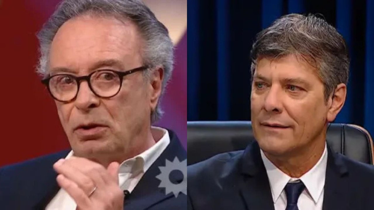 Oscar Martínez en una entrevista televisiva