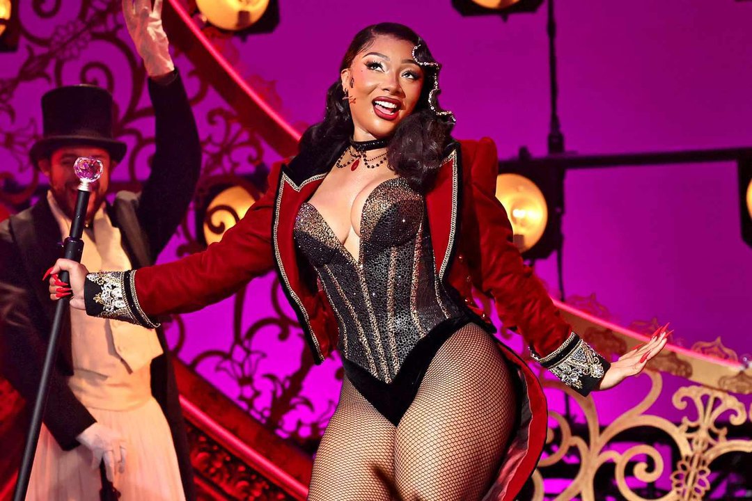 Megan Thee Stallion durante su participación en Broadway