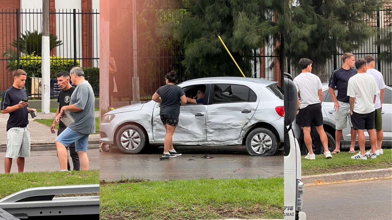 Ignacio Miramón, mediocampista de Gimnasia, protagonista de un choque múltiple en La Plata
