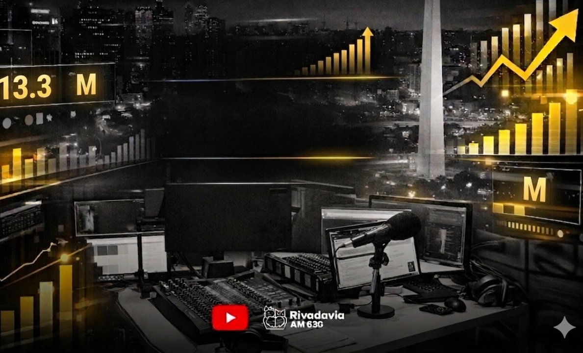 Radio Rivadavia, líder en audiencia en YouTube