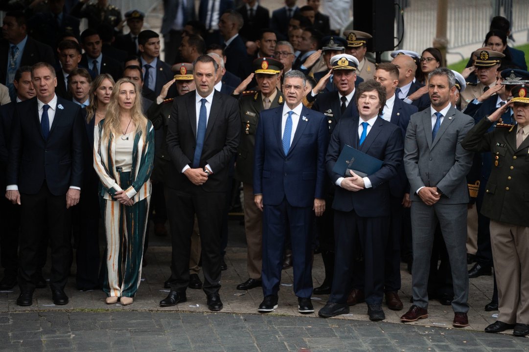 Jorge Macri en el acto por el Día del Veterano y de los Caídos en la Guerra de Malvinas