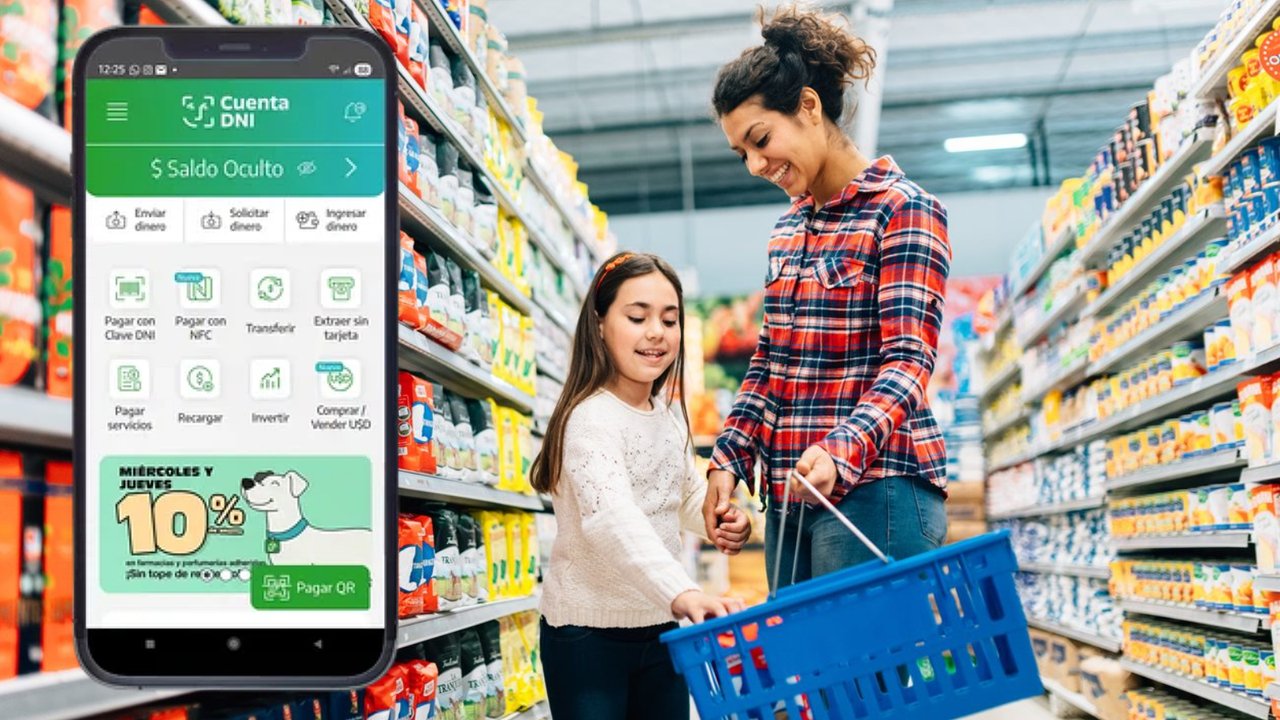 Promociones de Cuenta DNI en supermercados y comercios bonaerenses