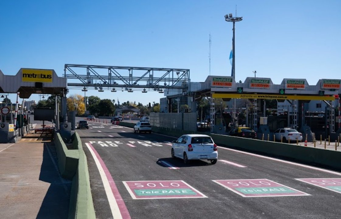 Peaje en autopista de la Ciudad de Buenos Aires