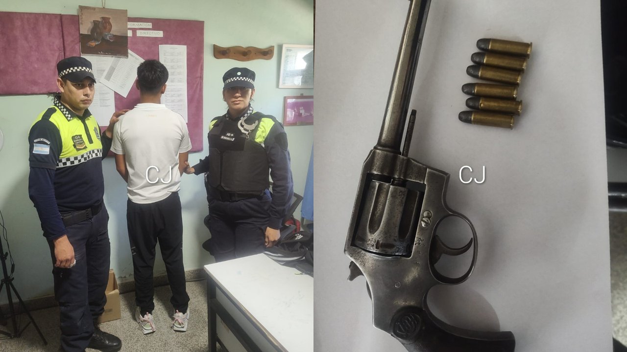 Detenido un joven de 17 años por llevar un arma a la escuela en Tucumán