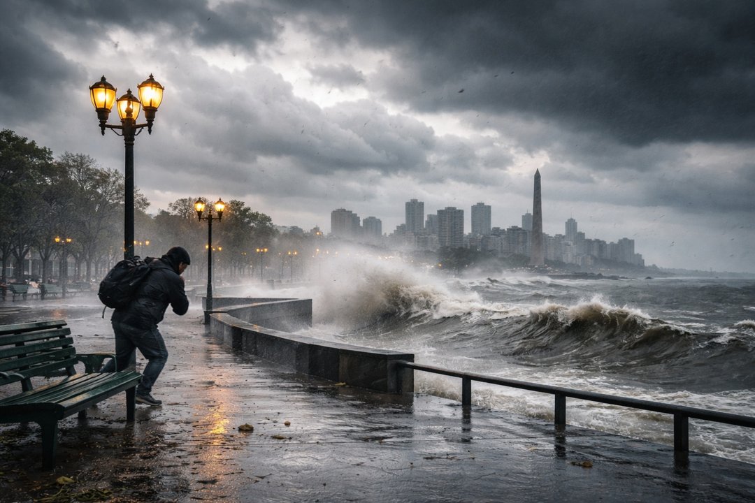 Alerta amarilla en Buenos Aires por intensas ráfagas de viento