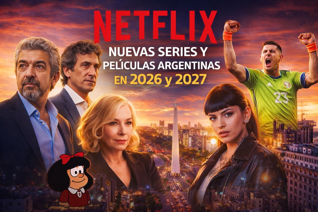 Netflix anuncia estrenos argentinos para 2026 y 2027