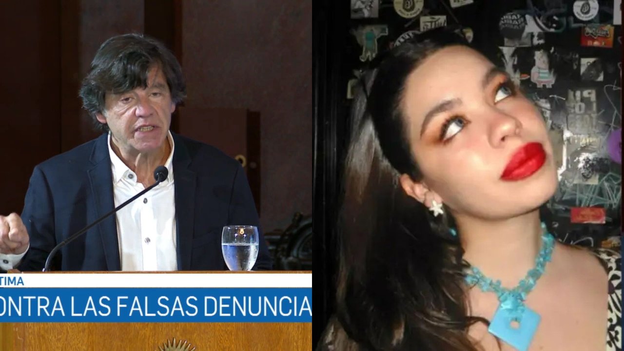 Anna Chiara del Boca durante una entrevista televisiva