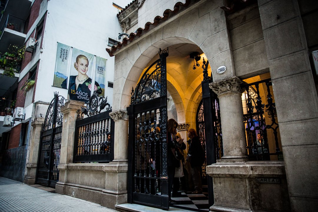 Fachada del Museo Evita en la Ciudad de Buenos Aires