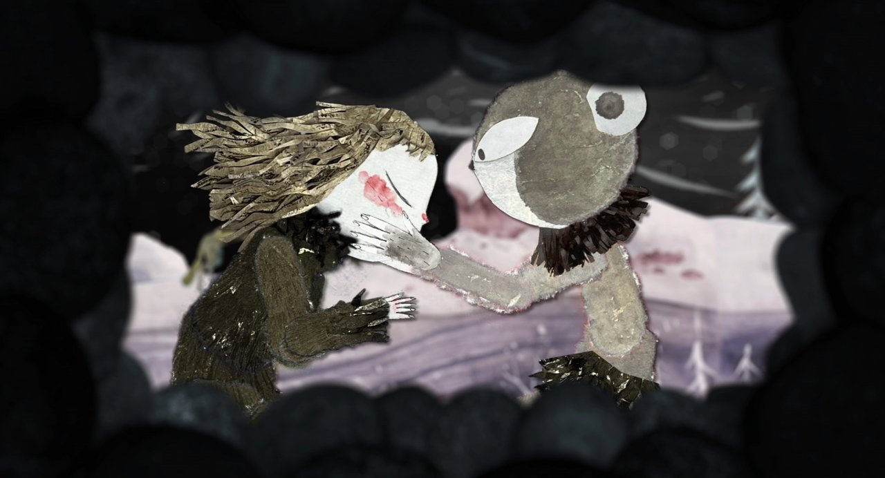 Fotograma de la película de animación china Ran Bi Wa, pintada a mano