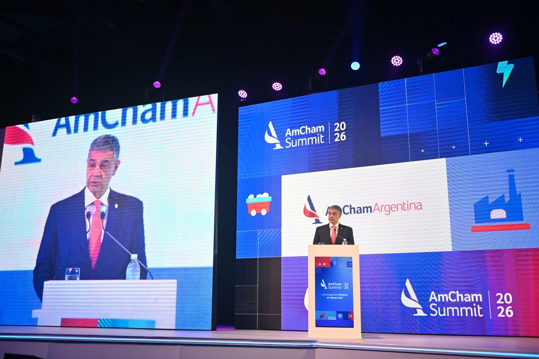 Jorge Macri diserta en el Summit de AmCham en Buenos Aires