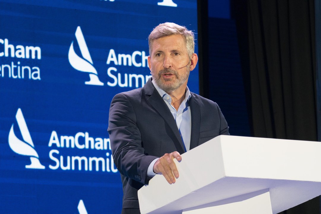 Gobernadores Frigerio, Weretilneck y Cornejo en el Summit de AmCham Argentina