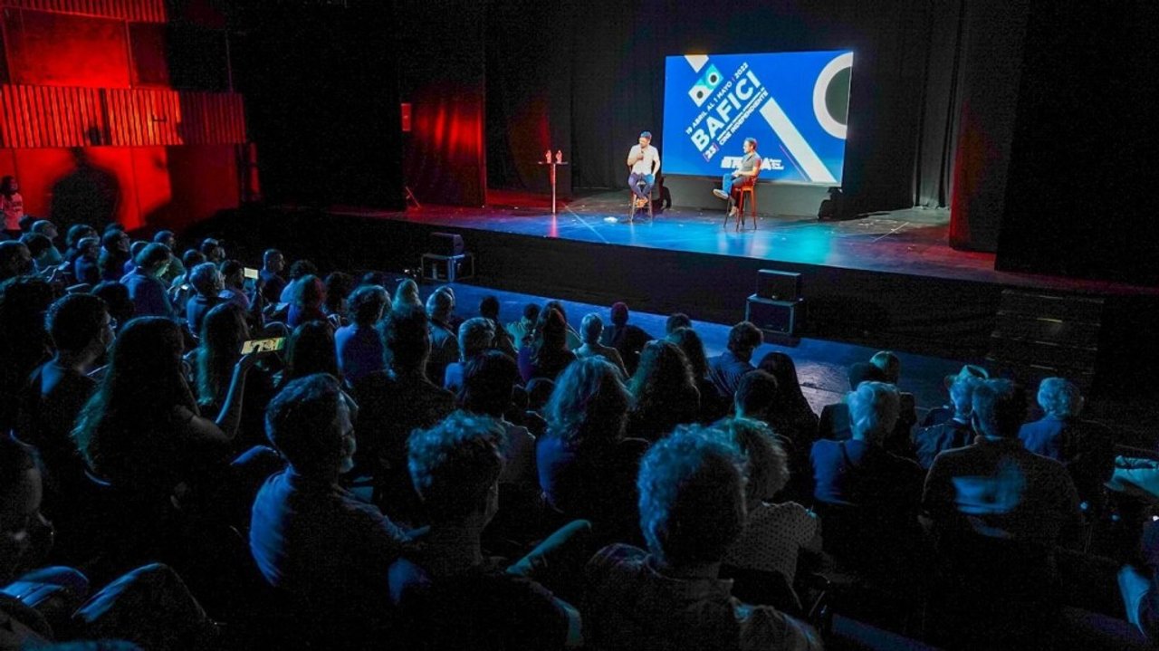 Proyección en el BAFICI, festival de cine independiente en Buenos Aires