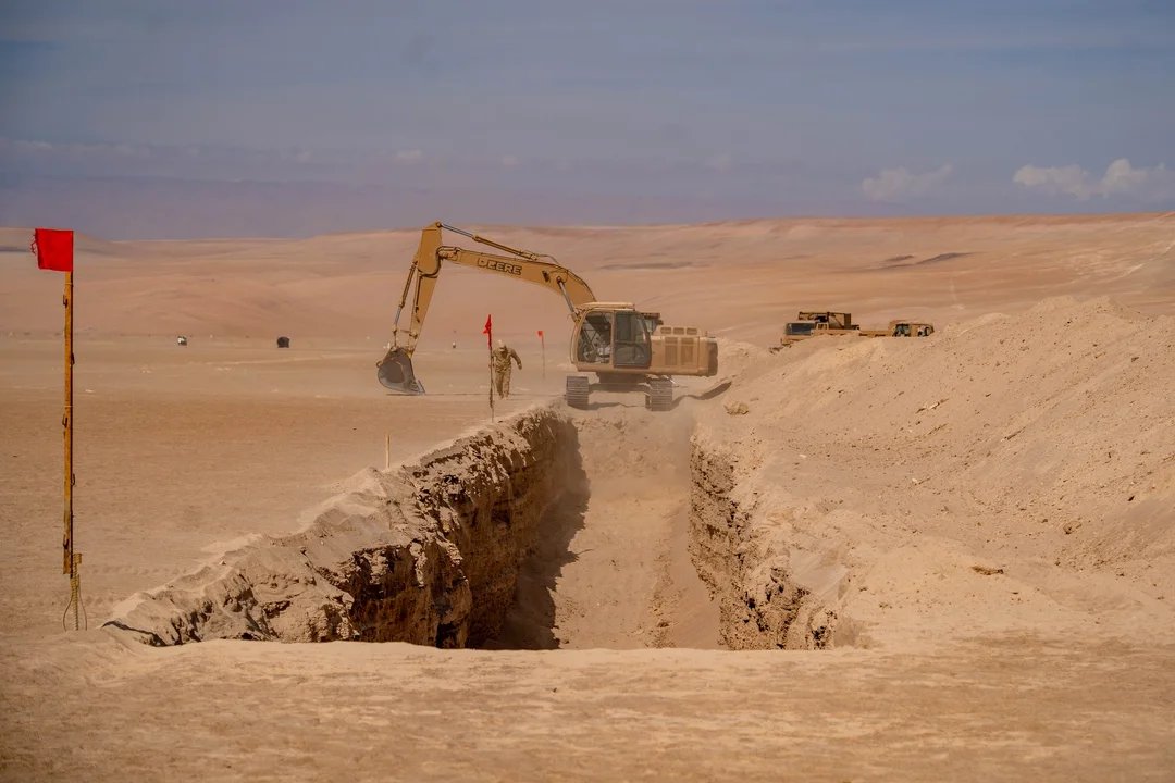 Chile ya construyó el 40% de la zanja de contención para frenar la inmigración ilegal