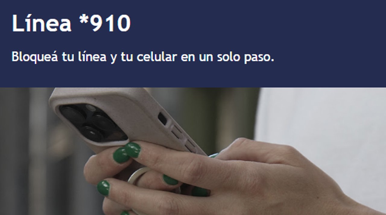 Ciberestafa: envían mails falsos sobre la Línea 910 del Gobierno para bloquear celulares robados
