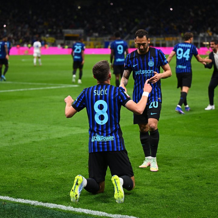 Inter remontó ante Como y avanzó a la final de la Coppa Italia