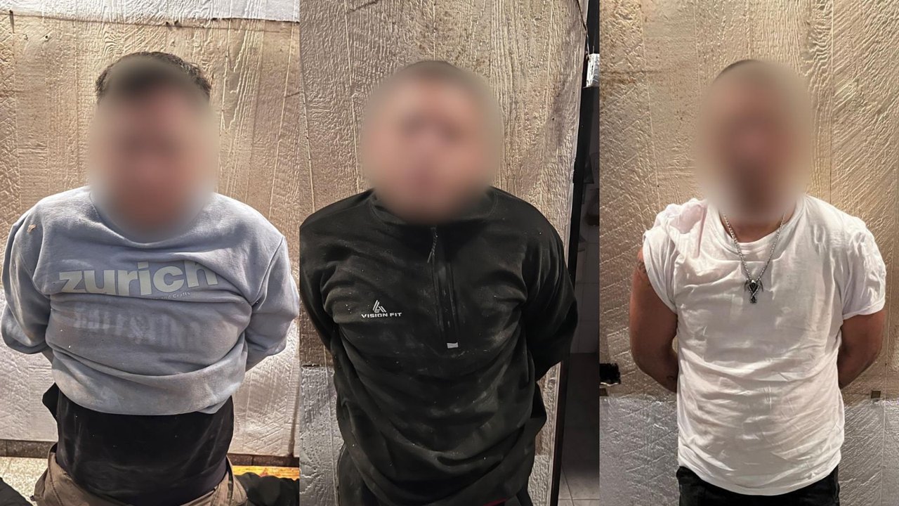 Tres boqueteros fueron detenidos cuando ingresaban a una lotería tras abrir un hueco en una pared