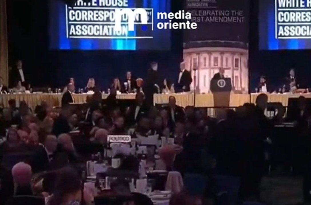 Evacúan a Trump de la cena de corresponsales tras una amenaza de seguridad en Washington