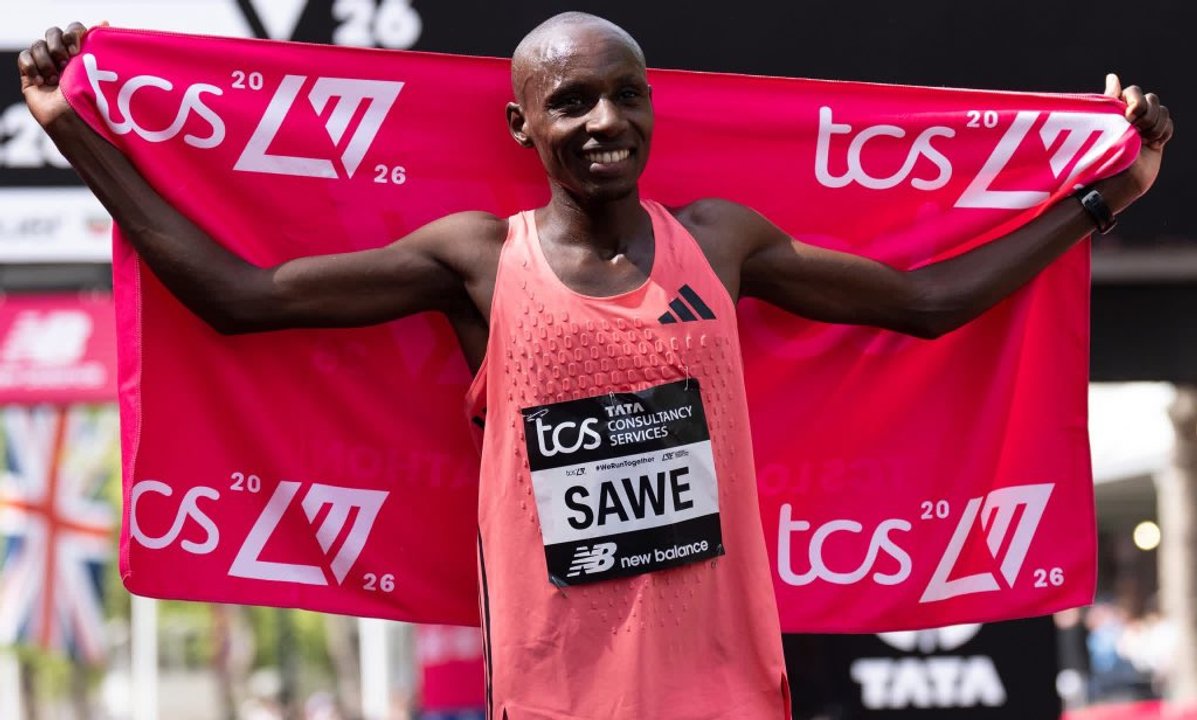 Histórico: Sabastian Sawe rompió la barrera de las dos horas y batió el récord mundial de maratón