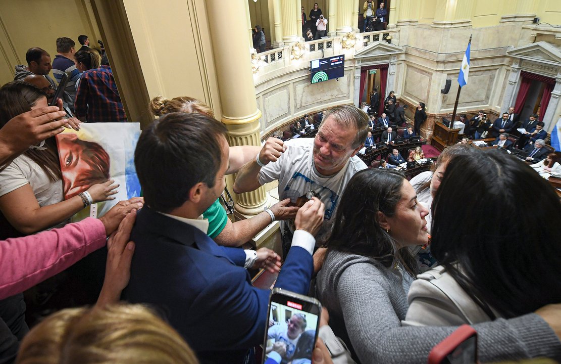 El abuelo de Lucio Dupuy viajó a Comodoro Rivadavia para encontrarse con los padres de Ángel