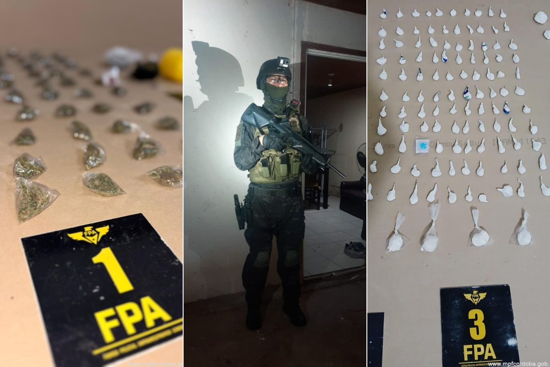 Desmantelaron una organización narco en Huinca Renancó y Río Cuarto: hay 4 detenidas
